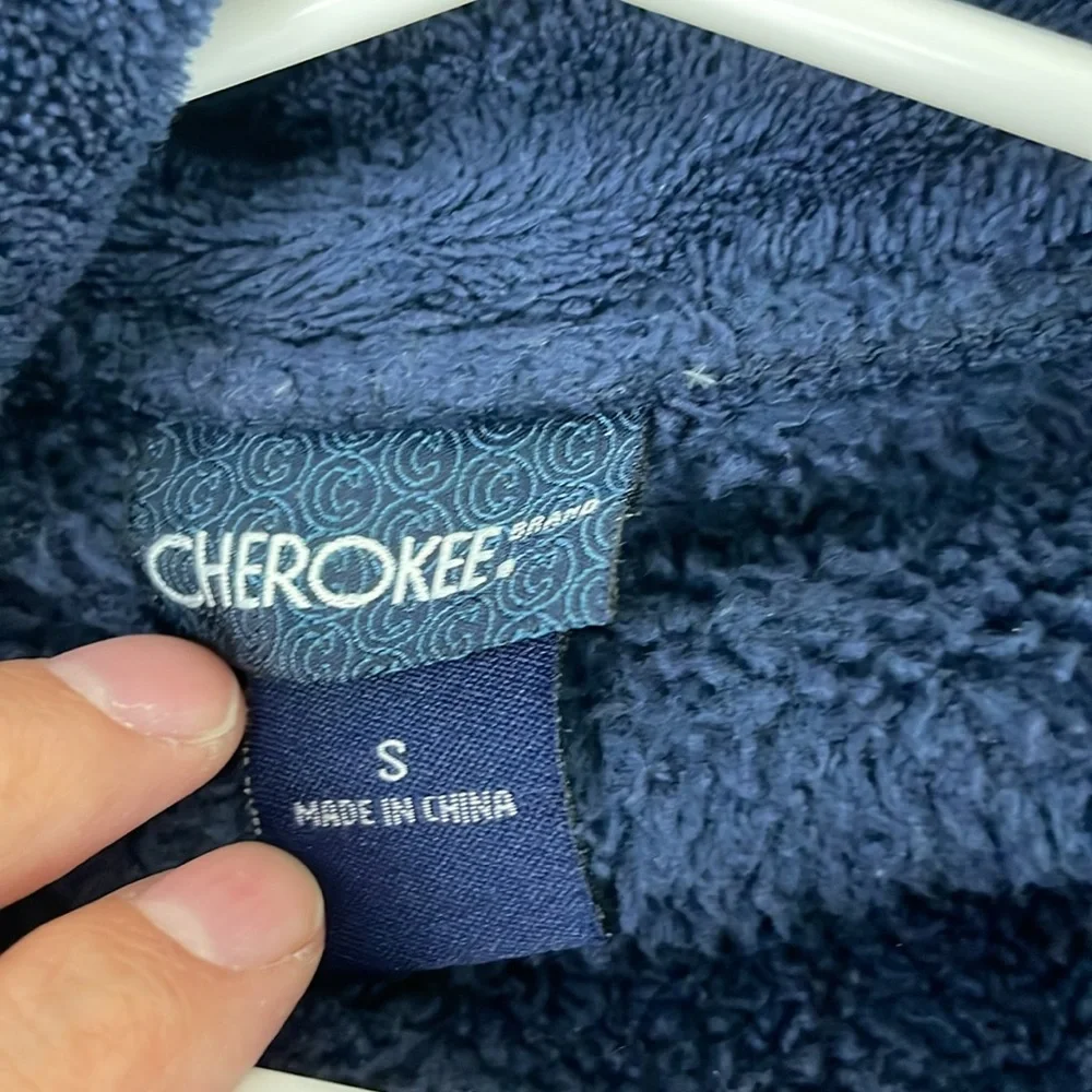 Cherokee navy blue all star little boys robe - Picture 5 of 6